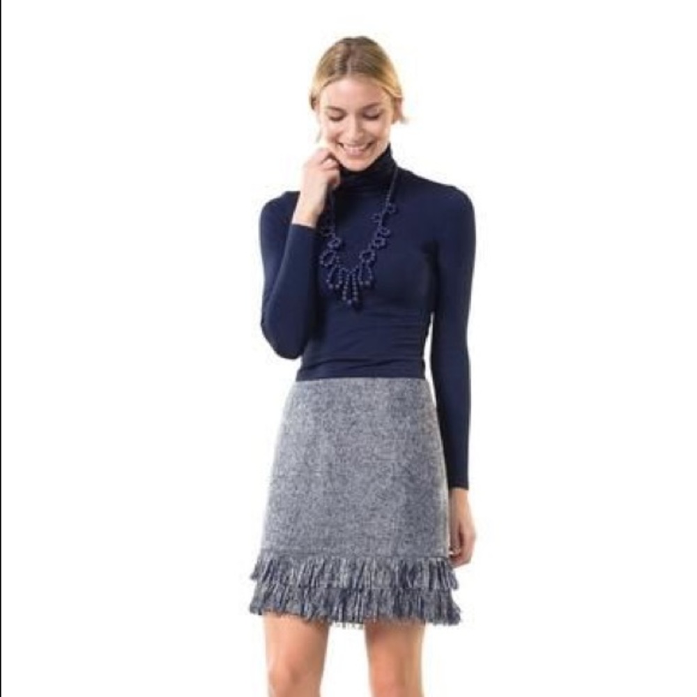 Sail to Sable Metallic on Tweed Skirt